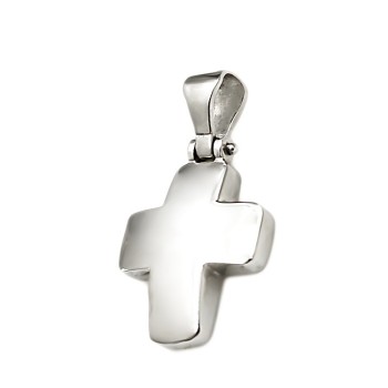  Εντυπωσιακός Σταυρός απο Λευκόχρυσο 14 Καρατίων