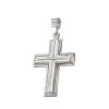 Σταυρός από λευκόχρυσο 14 Καρατίων 
