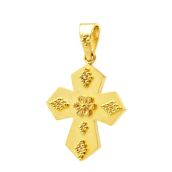 Βυζαντινός Σταυρός από χρυσό 14 καράτια 