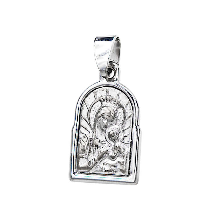 Παναγία από λευκόχρυσο 18 καρατίων
