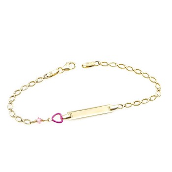 Κοριτσίστικη ταυτότητα από χρυσό 9ct