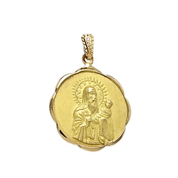 Φυλαχτό με τον Άγιο Στυλιανό από Χρυσό 18 Καράτια