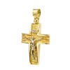 Σταυρός με τον Εσταυρωμένο απο Χρυσό 14 Καρατίων 