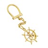 Κλειδοθήκη ναυτικό Τιμόνι από χρυσό 18ct