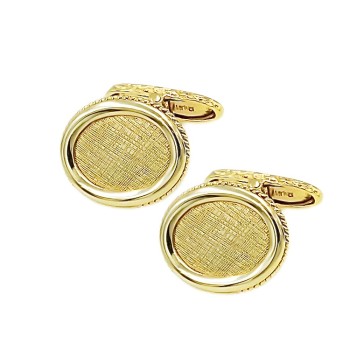 Μανικετόκουμπα από χρυσό 14 Καράτια