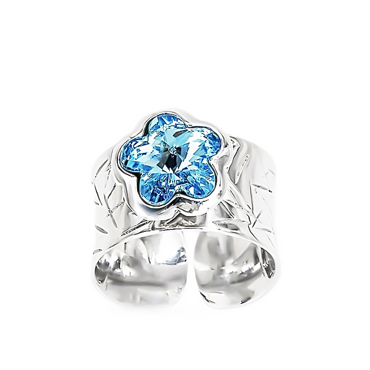 Δαχτυλίδι από ασήμι 925º με  ζιργκόν