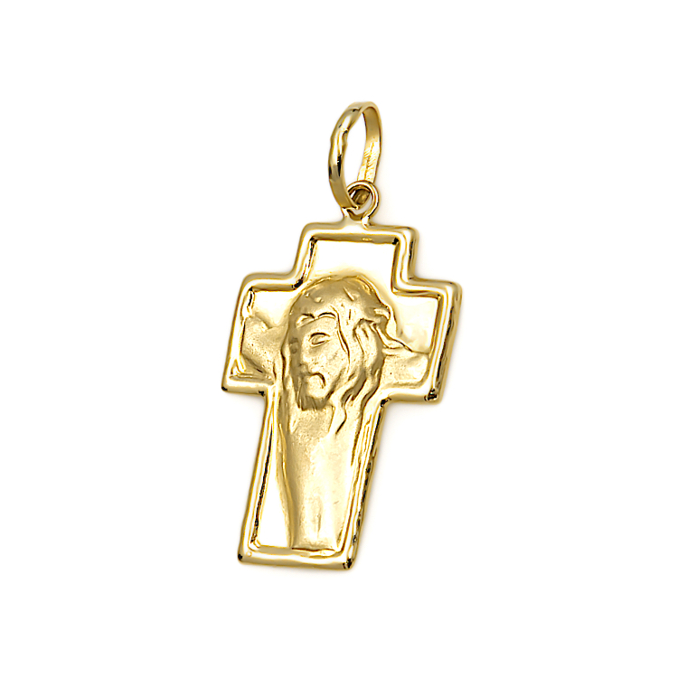 Σταυρός με τον Εσταυρωμένο από Χρυσό 14 Καρατίων 