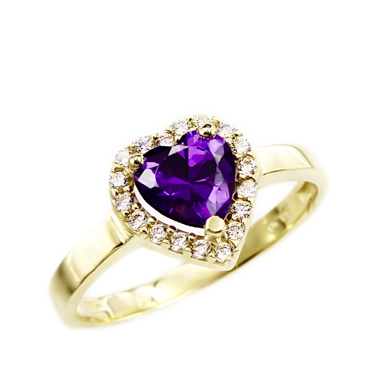 Δαχτυλίδι από Χρυσό 14 Καρατίων με ζιργκόν.