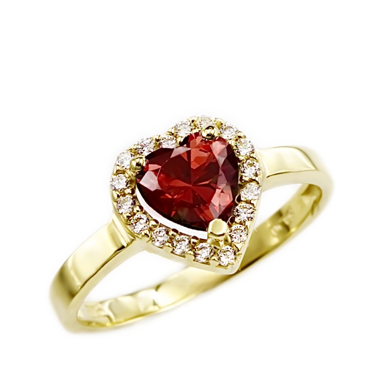 Δαχτυλίδι από Χρυσό 14 Καρατίων με ζιργκόν.