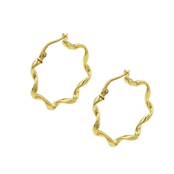 Σκουλαρίκια κρίκοι από Ασήμι 925° 