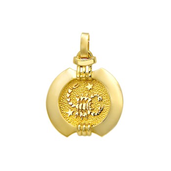 Ζώδιο Σκορπιός από χρυσό 14ct