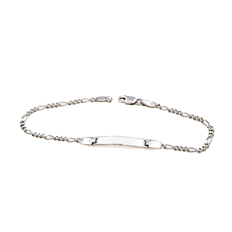 Παιδική Ταυτότητα από Λευκόχρυσο 14 Καρατίων