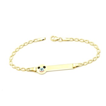 Unisex Ταυτότητα με τον Μίκυ Μάους φτιαγμένη από Χρυσό 9 καρατίων 