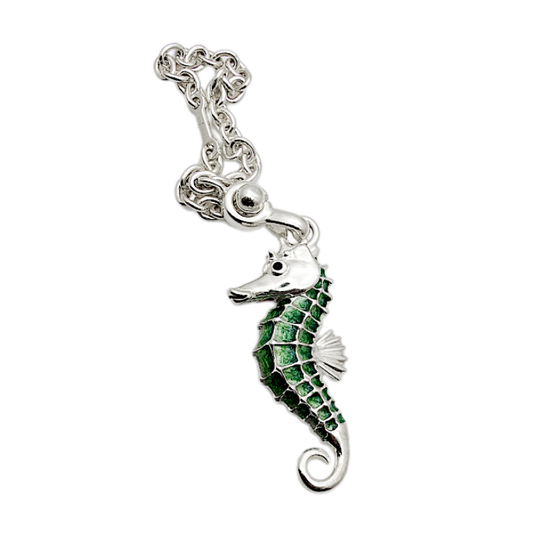 Ασημένια κλειδοθήκη Ιππόκαμπος