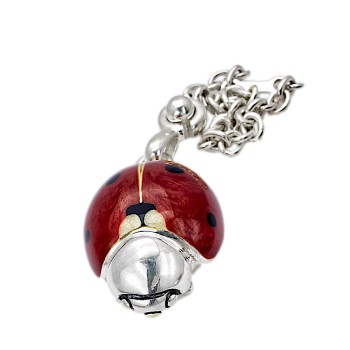 Ασημένια κλειδοθήκη πασχαλίτσα