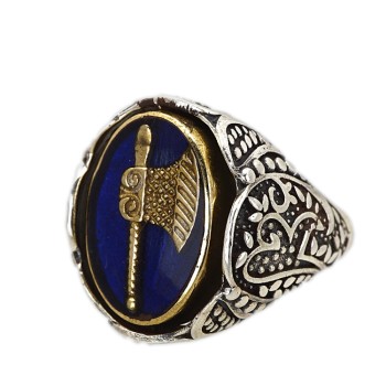 Δαχτυλίδι από ασήμι 925° με δύο όψεις