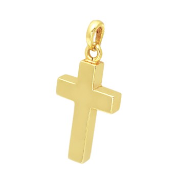'Ενας μασίφ ανδρικός Σταυρός από Χρυσό 18 Καρατίων