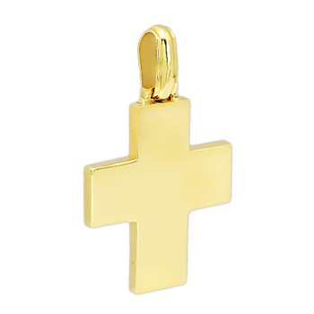 Μασίφ κλασσικός ανδρικός Σταυρός από Χρυσό 18 Καρατίων
