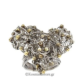 Δαχτυλίδι από ασήμι 925º