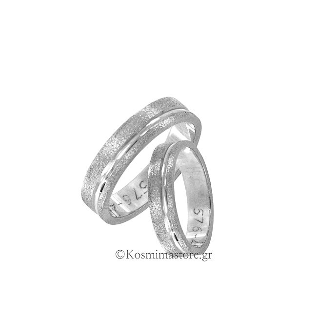 Βέρες από λευκόχρυσο 14 Καρατίων