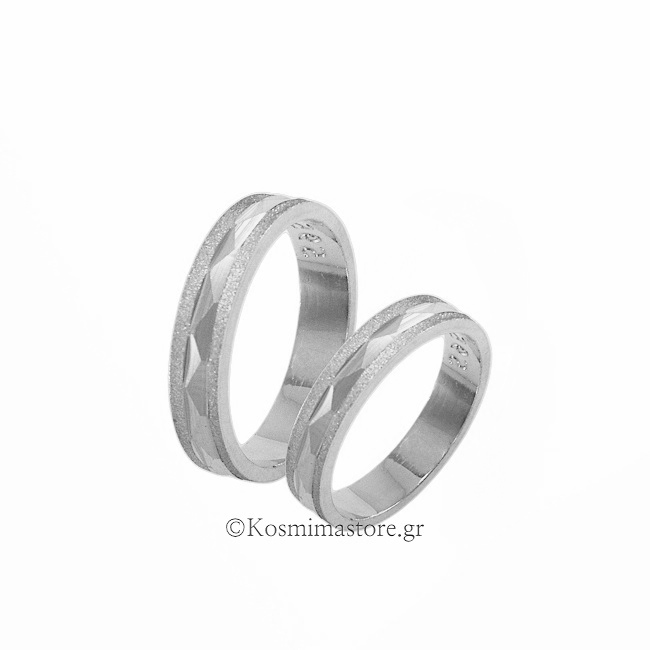 Βέρες από λευκόχρυσο 14 Καρατίων