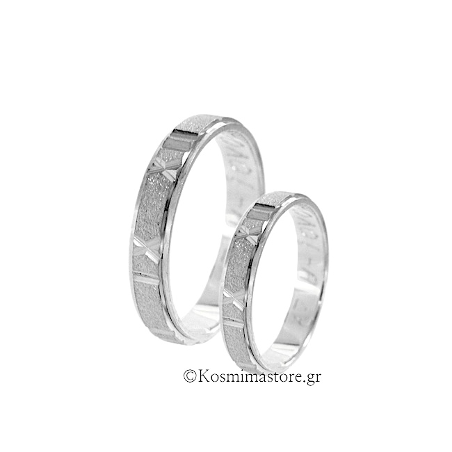 Βέρες από λευκόχρυσο 14 Καρατίων