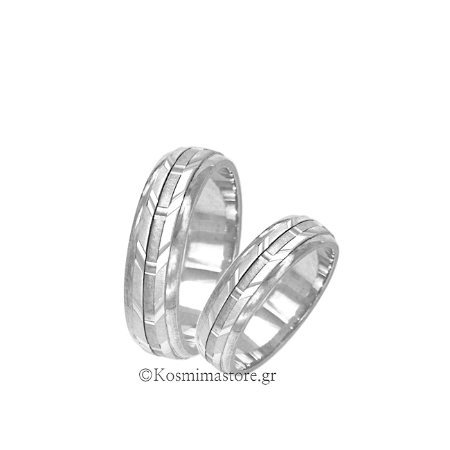 Βέρες από λευκόχρυσο 14 Καρατίων