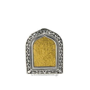 Εικόνα από Ασήμι 925° καί φύλλο Χρυσού 24 καρατίων