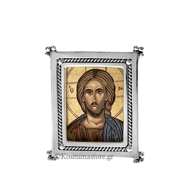 Εικόνα από Ασήμι 925° καί Αγιογραφία