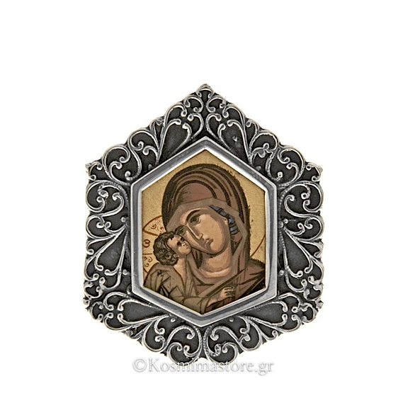 Εικόνα από Ασήμι 925° και Αγιογραφία