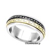 Δαχτυλίδι από Ατσάλι 316 με Μαίανδρο