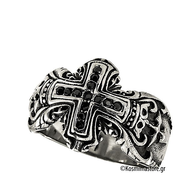 Μοντέρνο ανδρικό Δαχτυλίδι από Ατσάλι