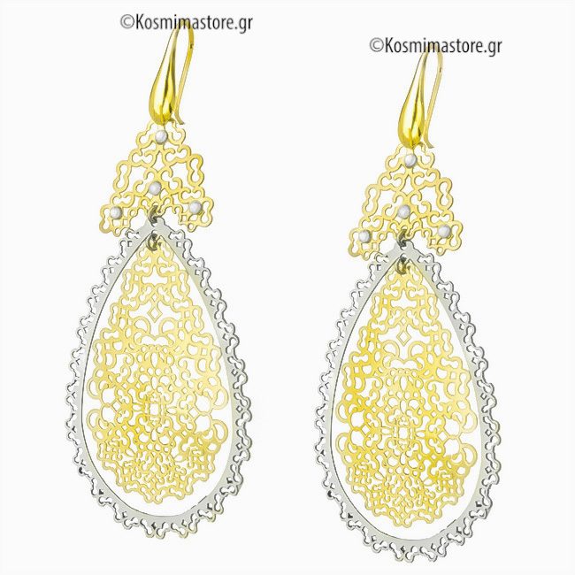 Σκουλαρίκια φτιαγμένα από Ασήμι 925°