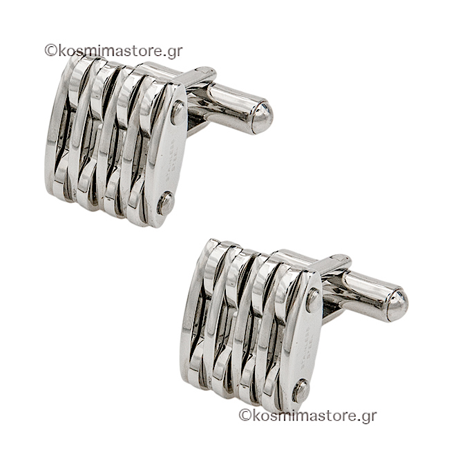 Μοντέρνο ζευγάρι Μανικετόκουμπα απο ανοξείδωτο Ατσάλι