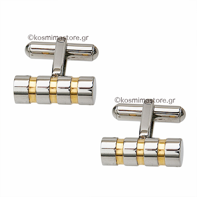 Εντυπωσιακό Ζευγάρι Ατσάλινα Μανικετόκουμπα