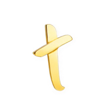 Μοντέρνος μασίφ ανδρικός Σταυρός από Χρυσό 18 Καρατίων