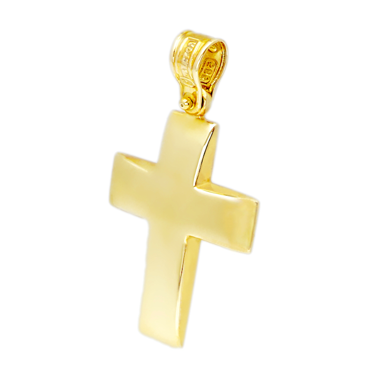  Εντυπωσιακός Χρυσός Σταυρός 14 Καρατίων 